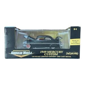 1949 Mercury Custom Black Ertl American Muscle 1:43 Scale Die Cast